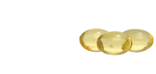 Three grouped yellow oil capsules.